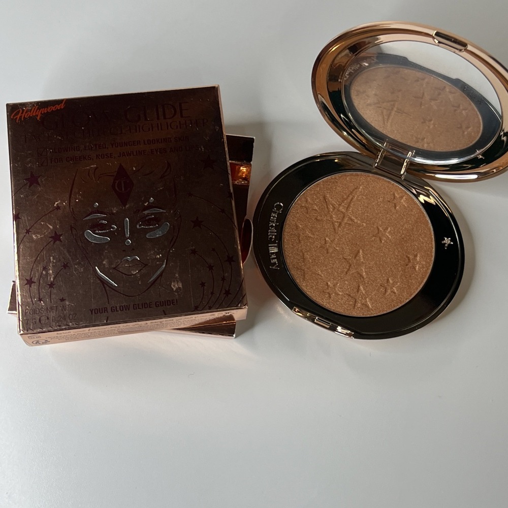 Charlotte Tilbury Glow Glide Face Architect Highlighter ~ Rose Gold Glow NEW